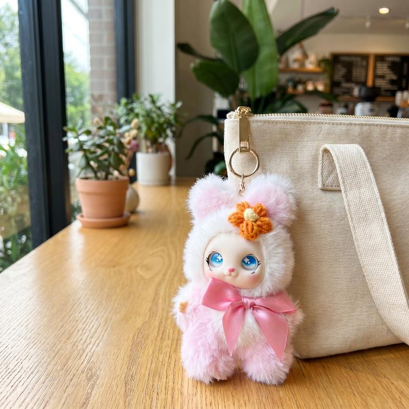 Home Decor Happy - Cute Animal Plush Keychain 15cm Kawaii