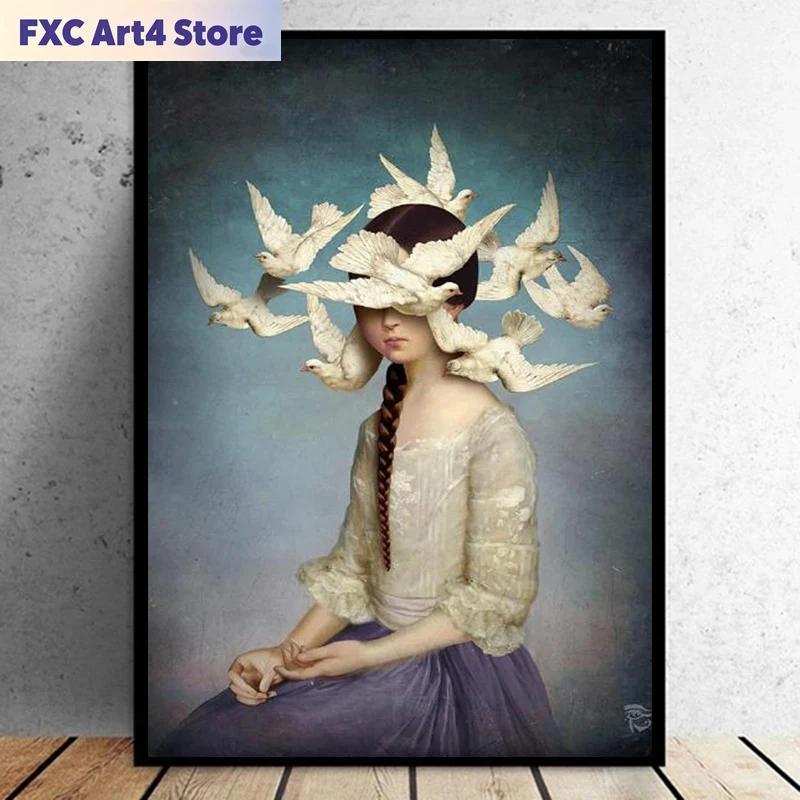 Home Decor Zen - Frameless Nordic Modern Contracted Figure Painting