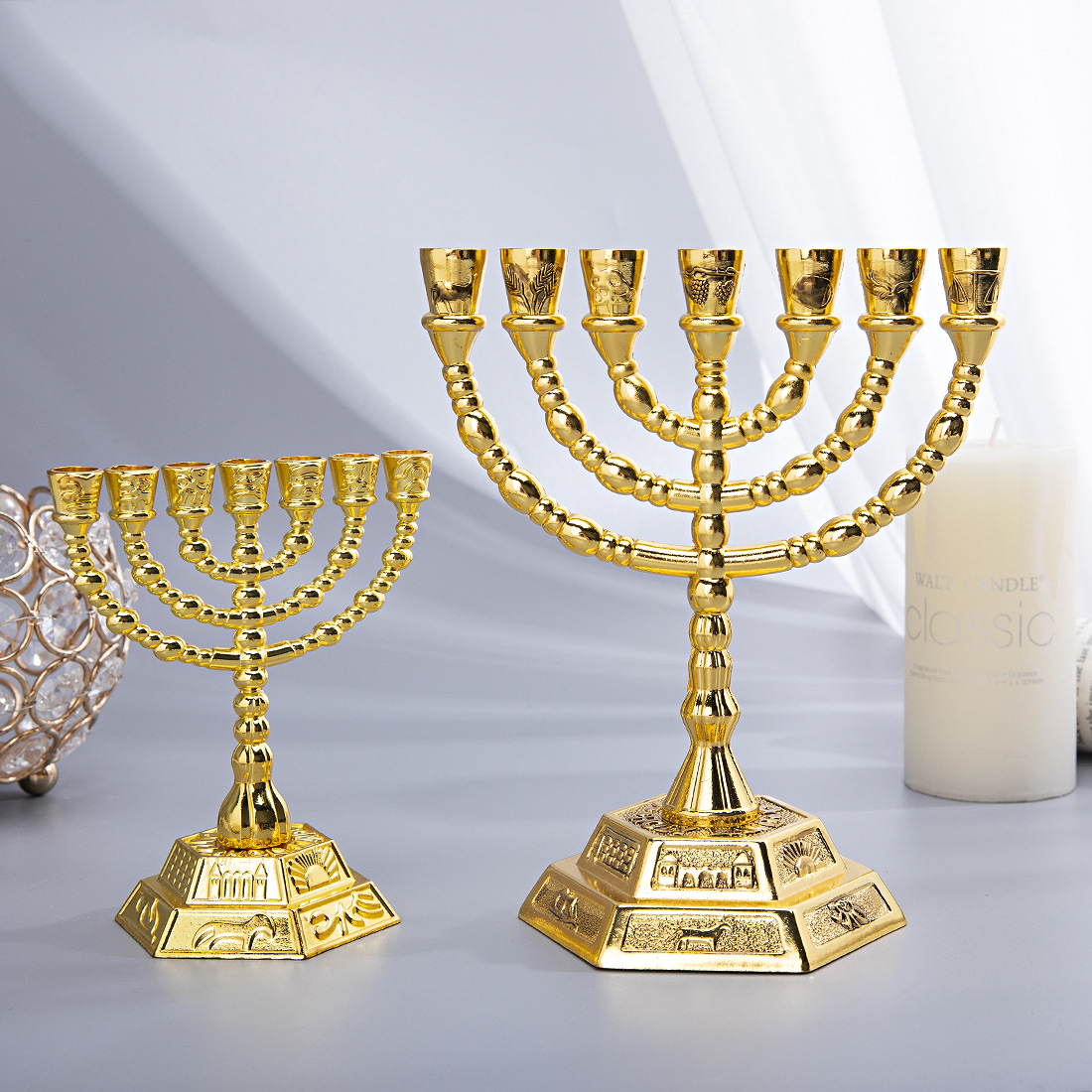 Home Decor Free - 7 Branch Menorah Jewish Home Decor