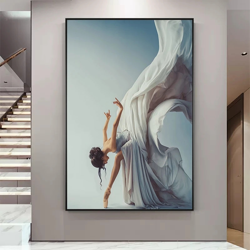 Home Decor Zen - Modern Ballet Dancing Girl Canvas Painting