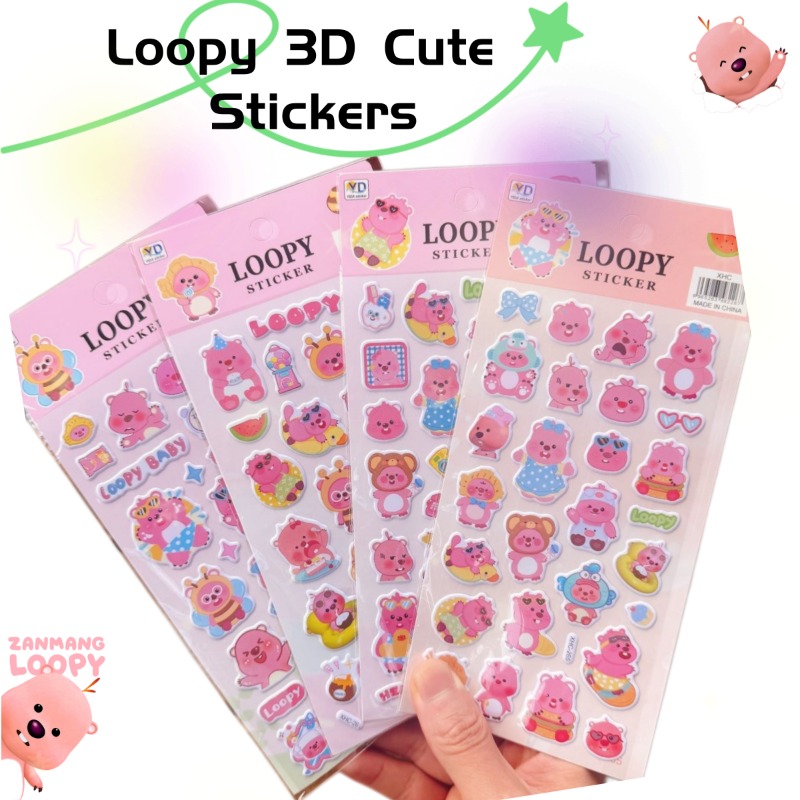 Home Decor Tv - New Pororo Anime Cute Loopy 3D