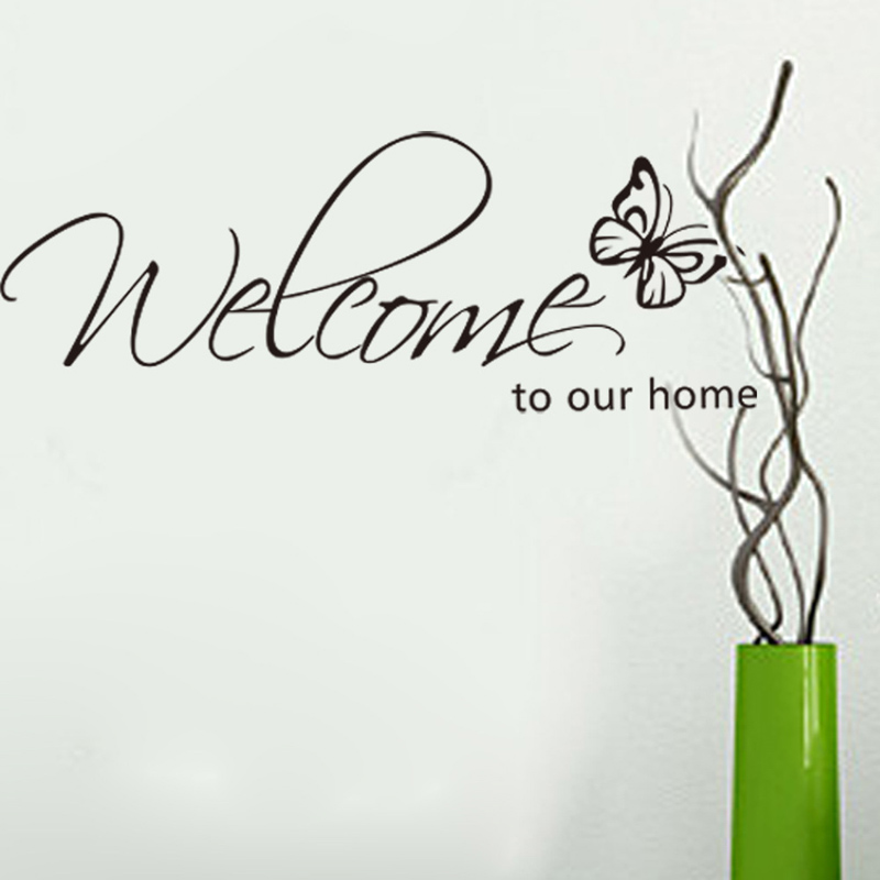 Home Decor Indonesia - Welcome To Our Home English Alphabet