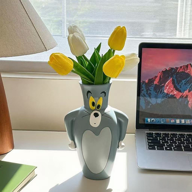 Home Decor Vase - Cartoon Tom New and Jerry New