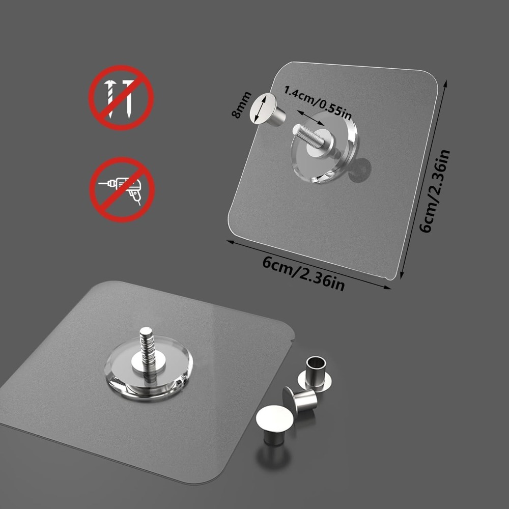 14 Pack Adhesive Wall Hooks No - Home Decor Wall Pictures recension och pris