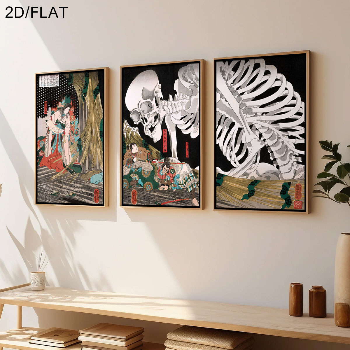 3pcs Retro Japanese Takiyasha  - Home Decor Trends recension och pris
