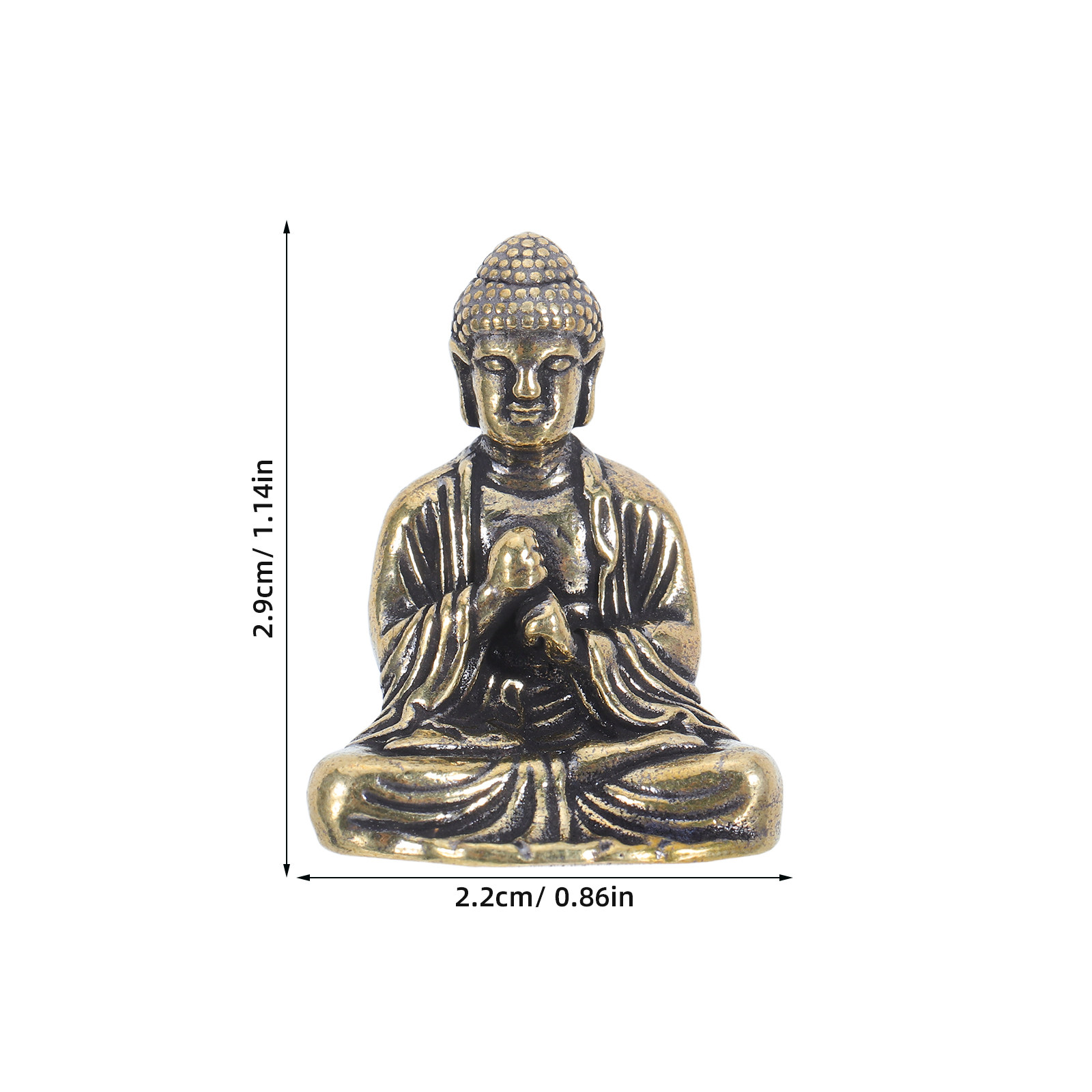 Mini Feng Shui Buddha Statue S - Home Decor Zen recension och pris