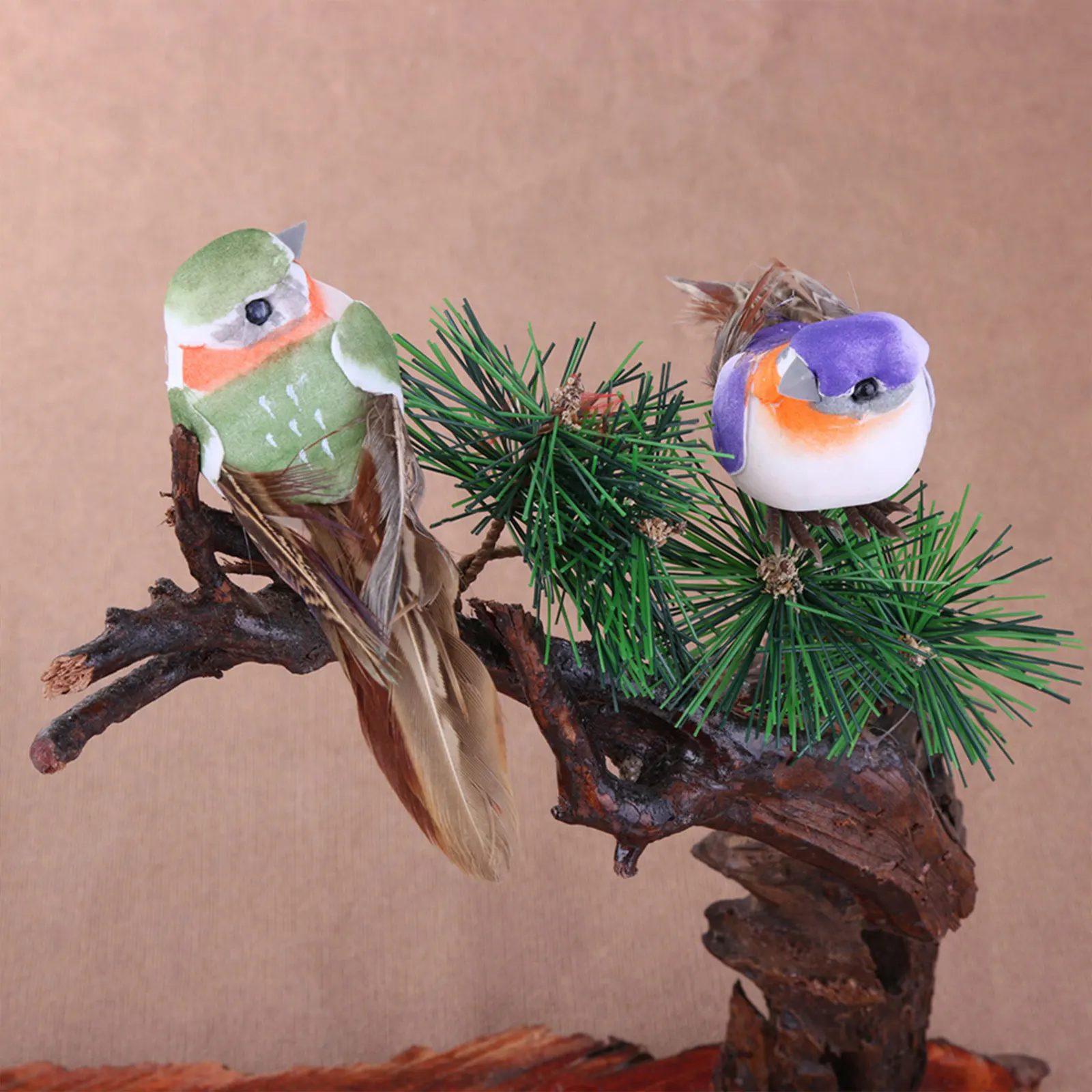 12pcs Set Artificial Birds Fak - Home Decor On Sale recension och pris