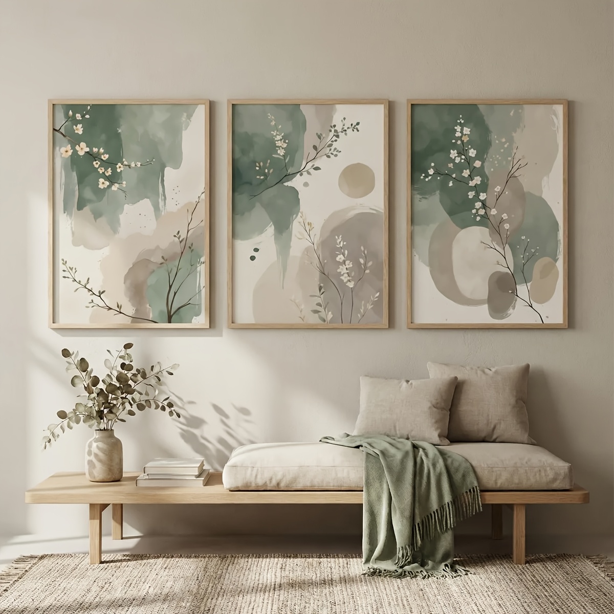 3pcs Japanese-Style Plant Canv - Home Decor Trends recension och pris