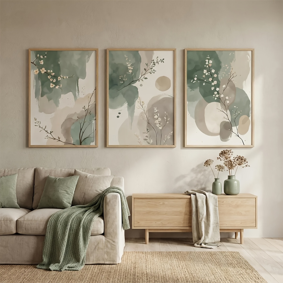 3pcs Japanese-Style Plant Canv - Home Decor Trends recension och pris