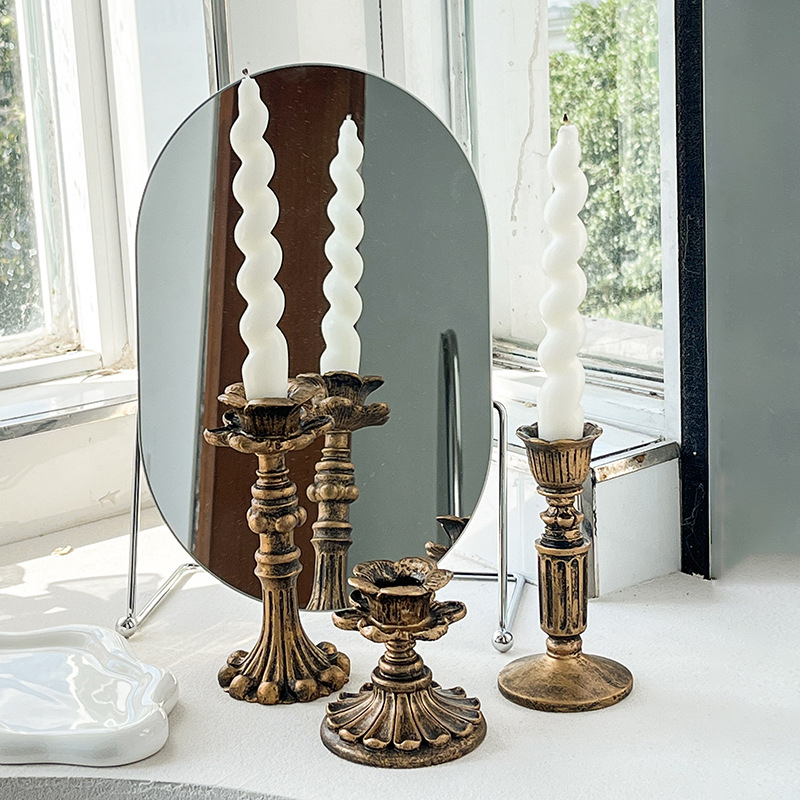 Vintage Bronze Candlestick Fig - Home Decor Free recension och pris