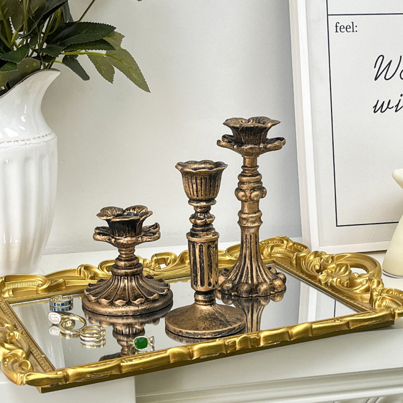 Vintage Bronze Candlestick Fig - Home Decor Free recension och pris