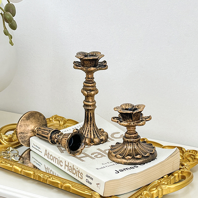 Vintage Bronze Candlestick Fig - Home Decor Free recension och pris