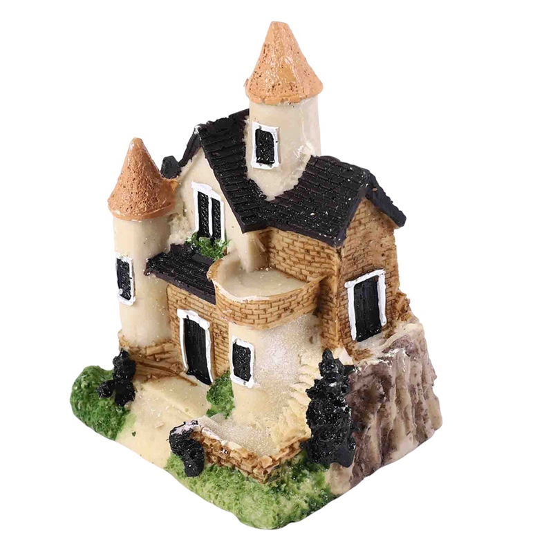 Cute Mini Resin House Miniatur - Home Decor Garden recension och pris