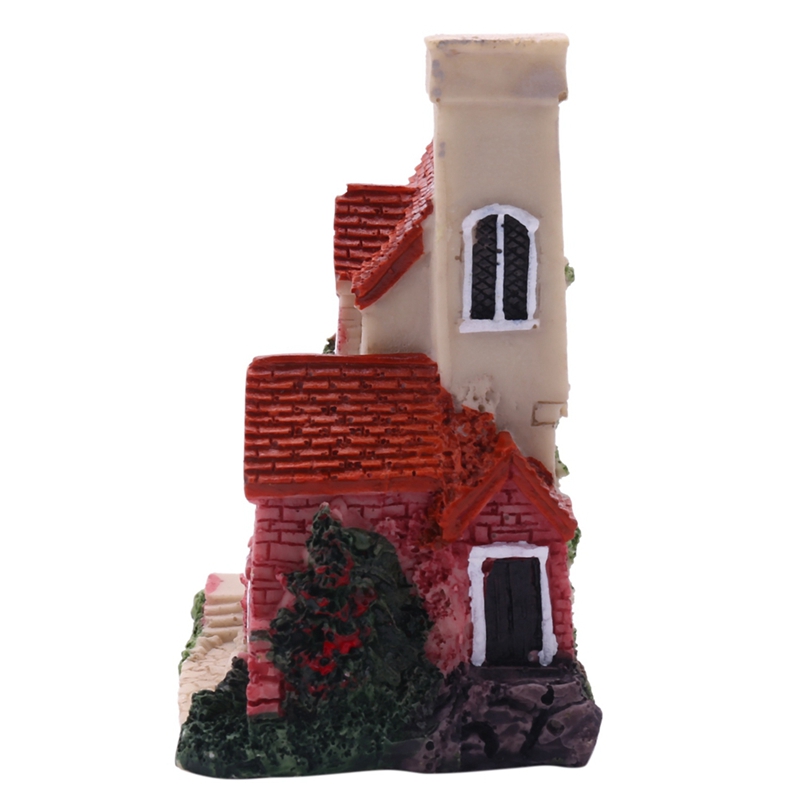 Cute Mini Resin House Miniatur - Home Decor Garden recension och pris