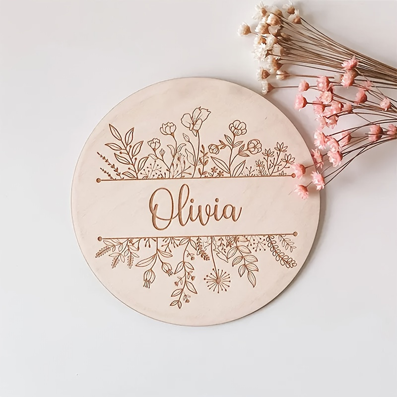 Personalized Floral Engraved N - Home Decor Halloween recension och pris