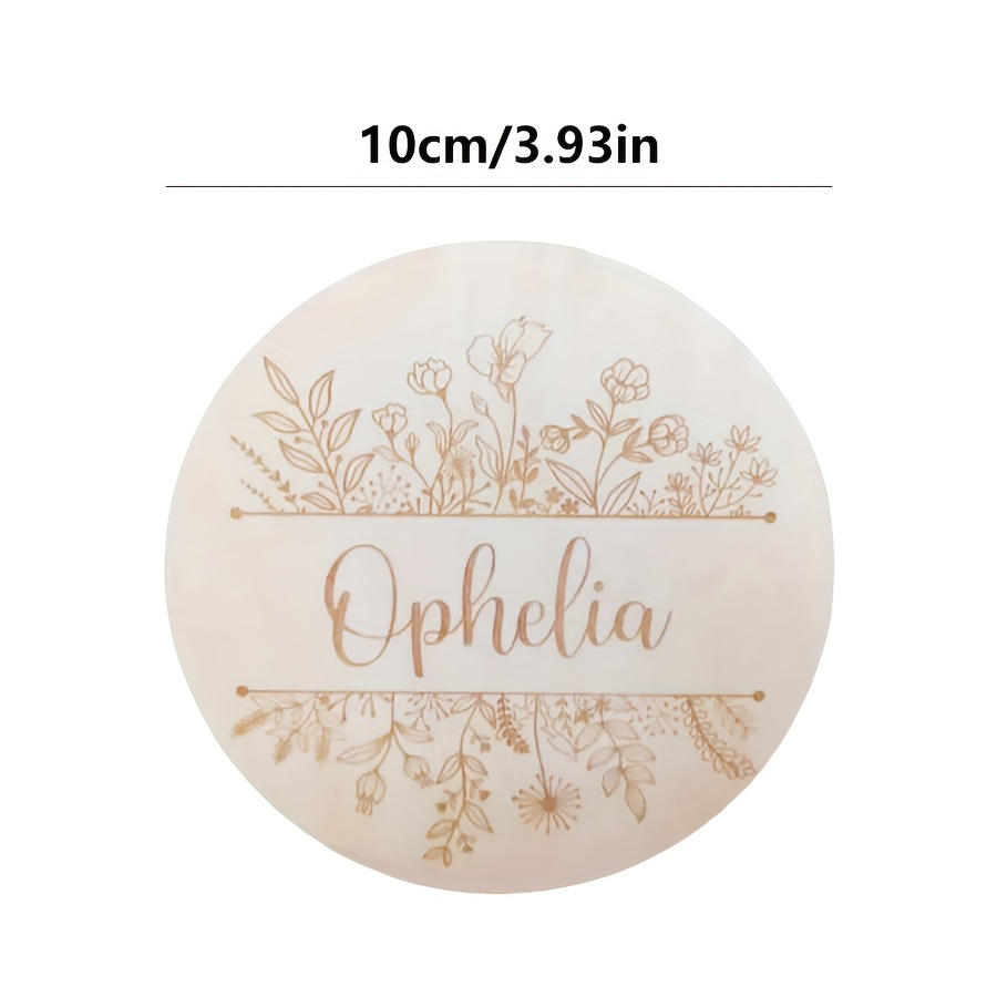 Personalized Floral Engraved N - Home Decor Halloween recension och pris