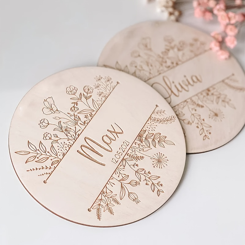 Personalized Floral Engraved N - Home Decor Halloween recension och pris