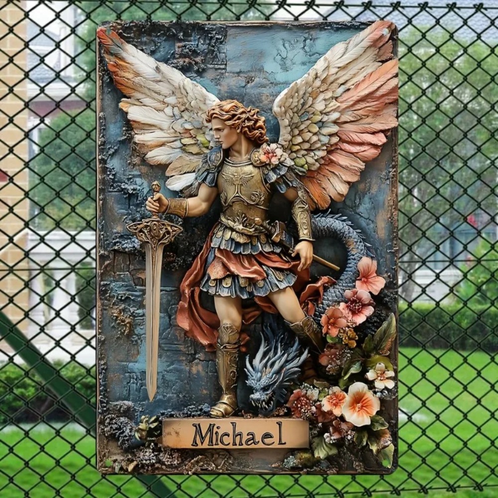 Vintage Archangel Michael Alum - Home Decor Garden Ideas recension och pris