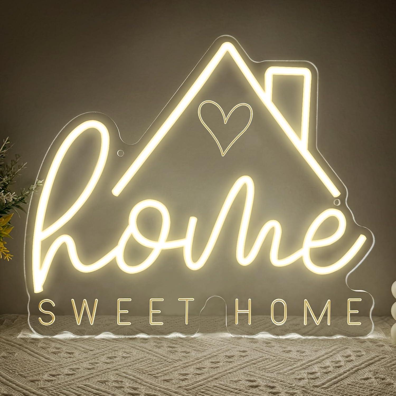 Sweet Home Neon Sign USB Dimma - Home Decor Lighting recension och pris