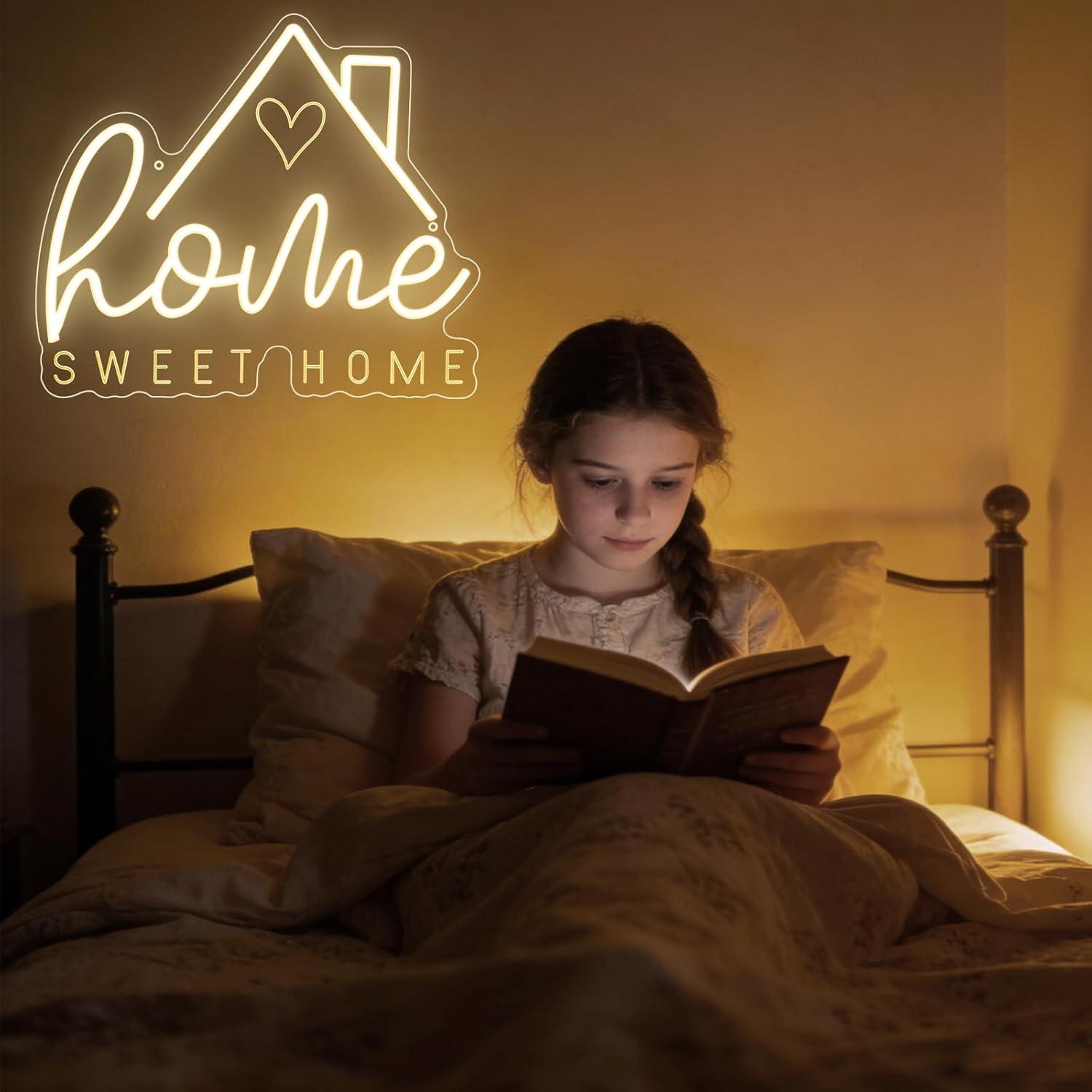 Sweet Home Neon Sign USB Dimma - Home Decor Lighting recension och pris
