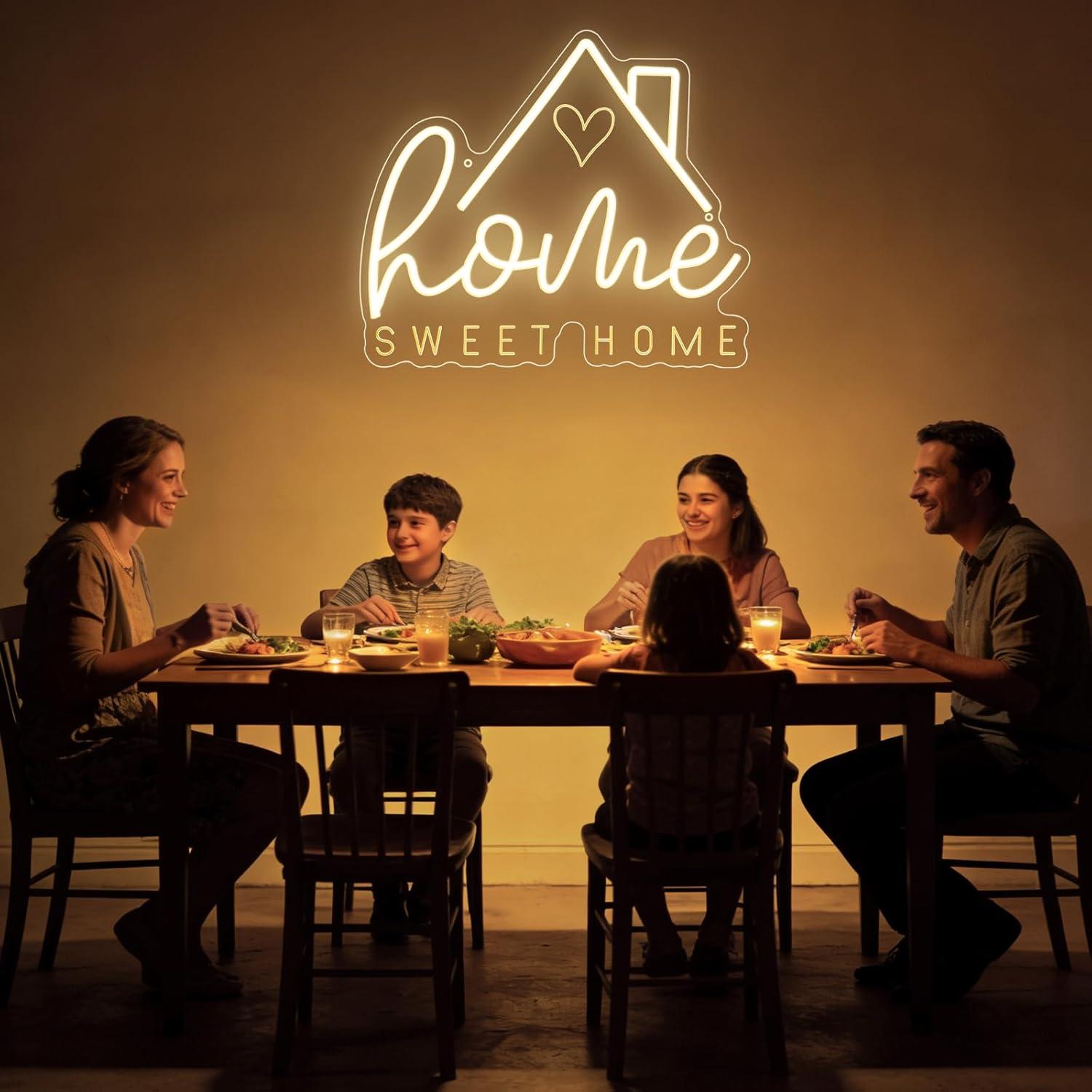 Sweet Home Neon Sign USB Dimma - Home Decor Lighting recension och pris