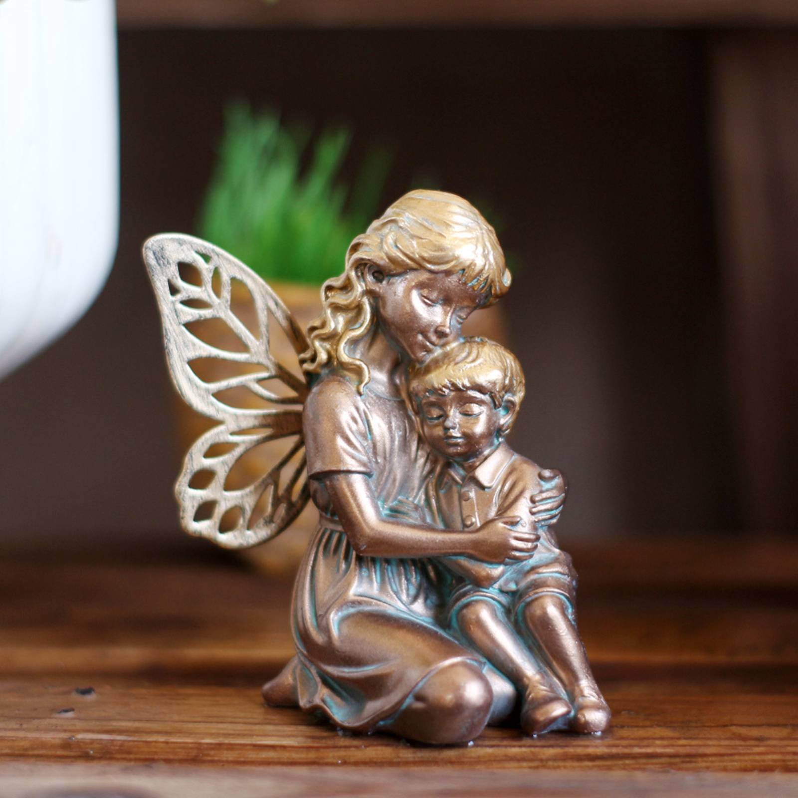 Copper Color Fairy Ornament Lu - Home Decor Garden Ideas recension och pris