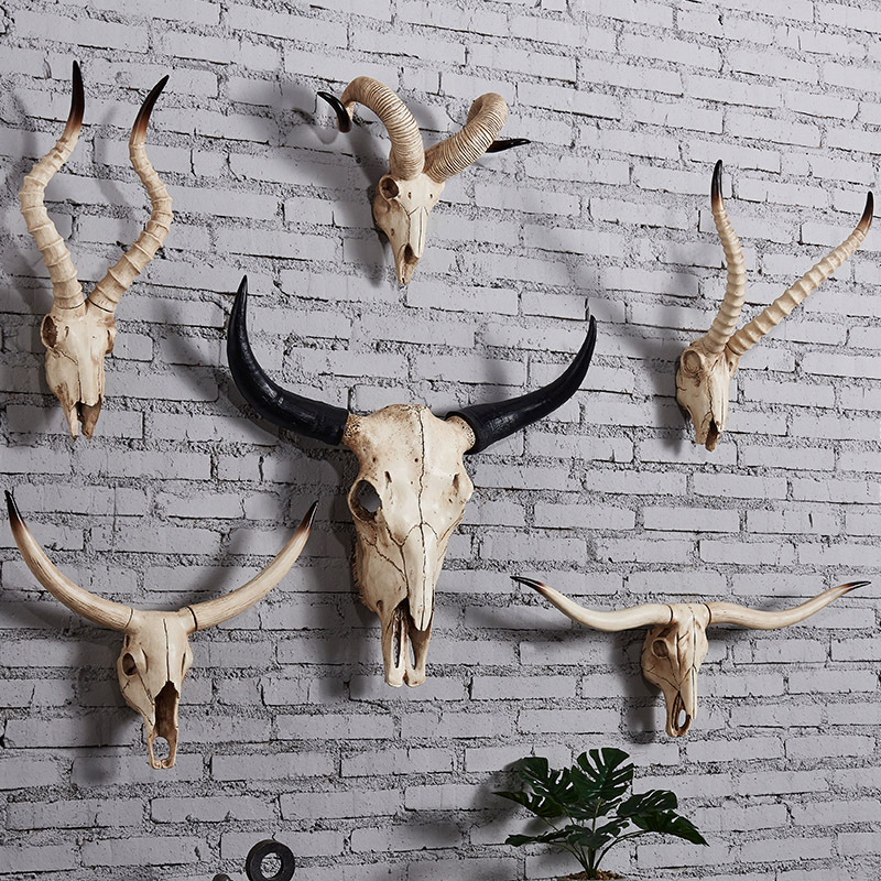 Artificial Cow Skull Sheep Sku - Home Decor On Sale recension och pris