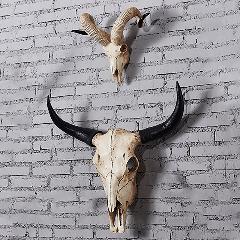 Artificial Cow Skull Sheep Sku - Home Decor On Sale recension och pris