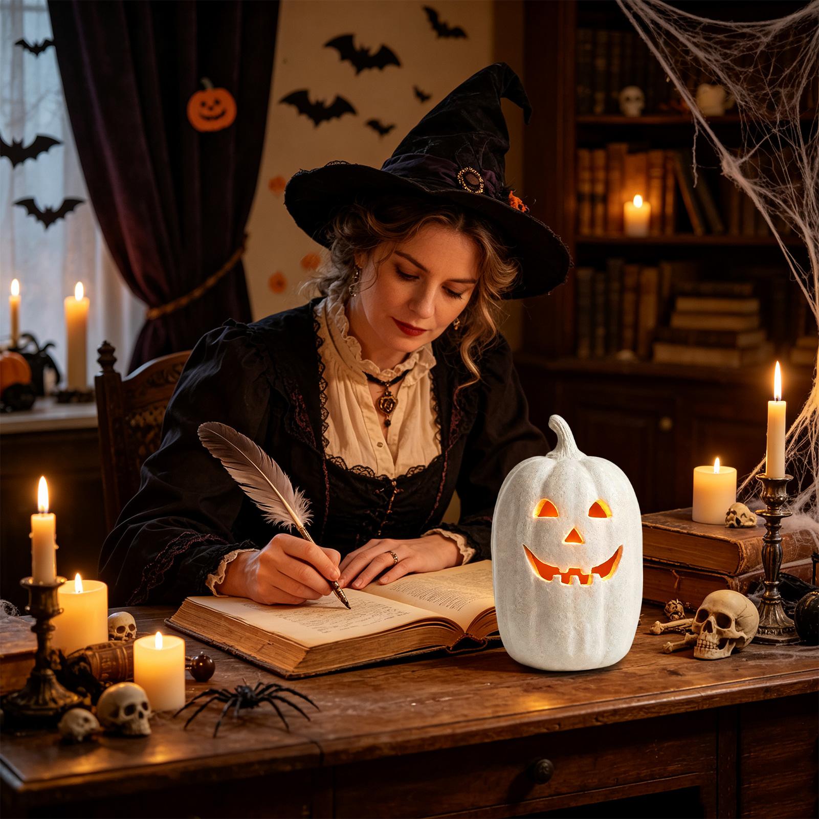 Spooky Pumpkin Lanterns Pumpki - Home Decor Halloween recension och pris