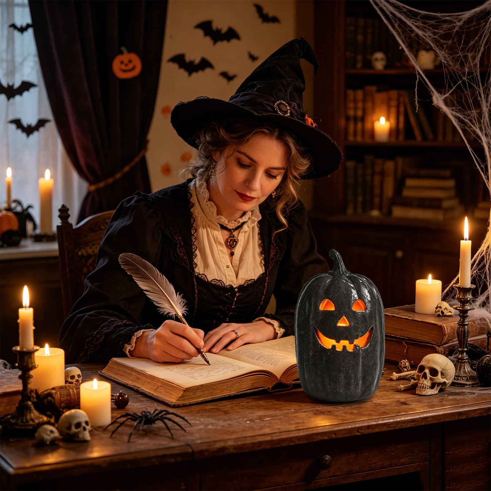 Spooky Pumpkin Lanterns Pumpki - Home Decor Halloween recension och pris