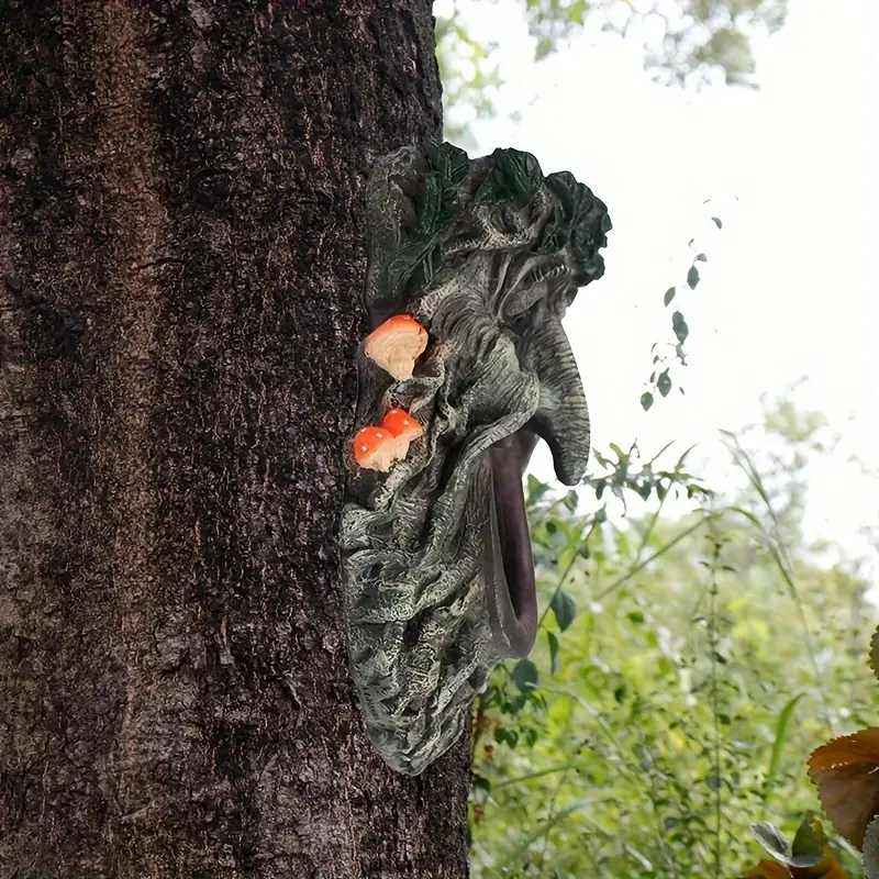 Outdoor Garden Yard Tree Face  - Home Decor Garden recension och pris
