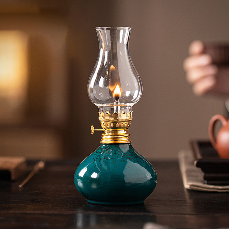 Vintage Ceramic Lotus Oil Lamp - Home Decor Zen recension och pris