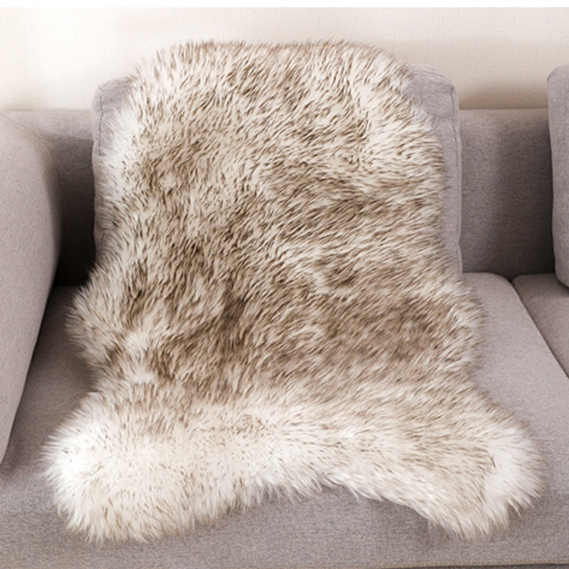 Soft Fur Artificial Sheepskin  - Cowhide Rug Faux recension och pris