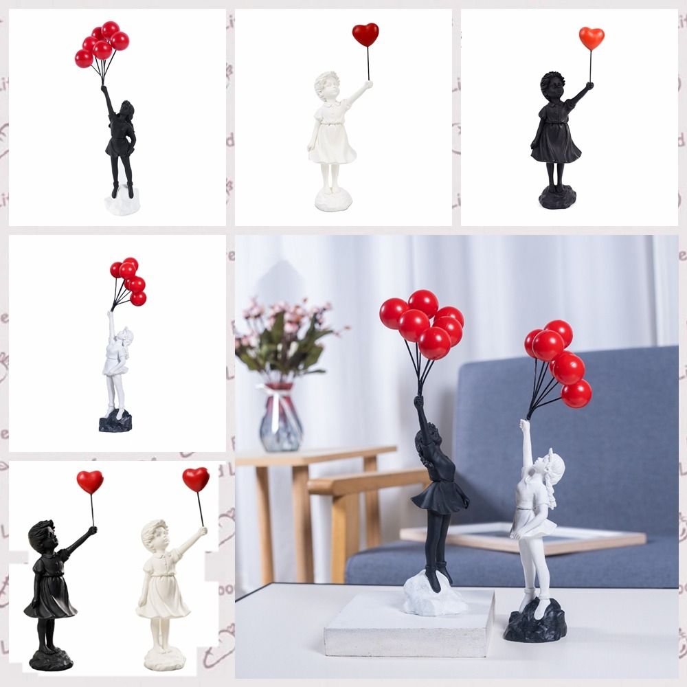 Resin Banksy Figurines for Int - Home Decor On Sale recension och pris