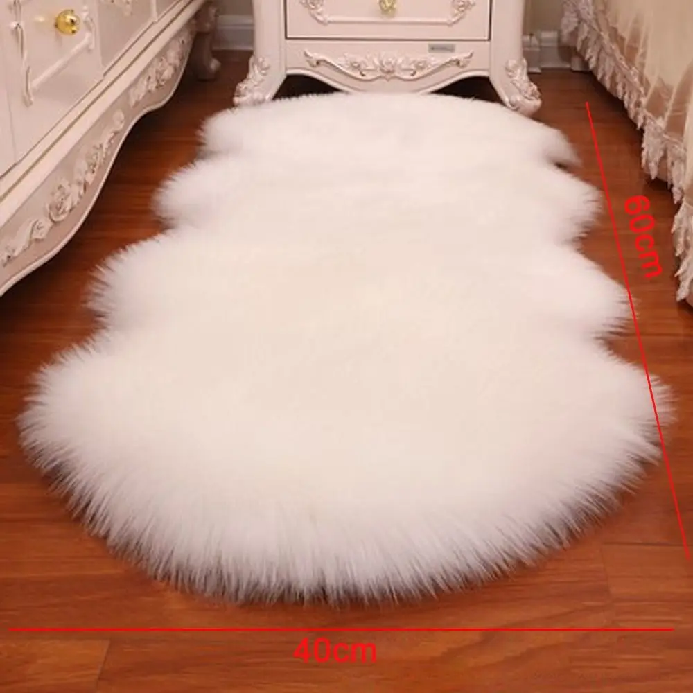 Artificial Sheepskin Long Hair - Cowhide Rug Faux recension och pris