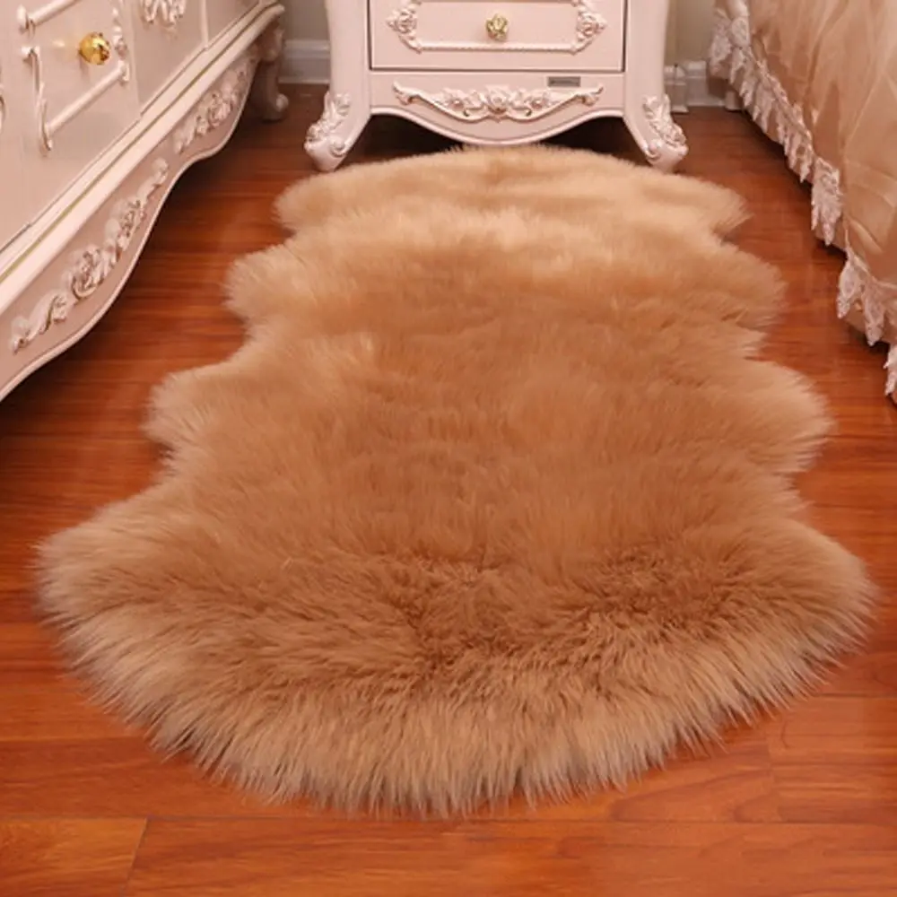 Artificial Sheepskin Long Hair - Cowhide Rug Faux recension och pris