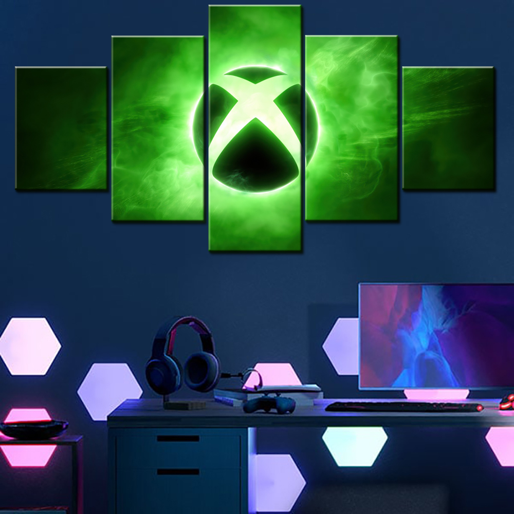 5 Pieces Canvas Wall Arts Post - Home Decor Xbox Games recension och pris