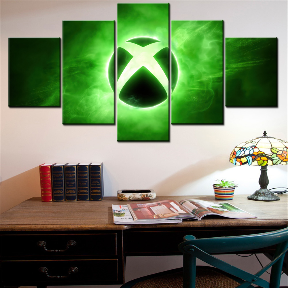 5 Pieces Canvas Wall Arts Post - Home Decor Xbox Games recension och pris