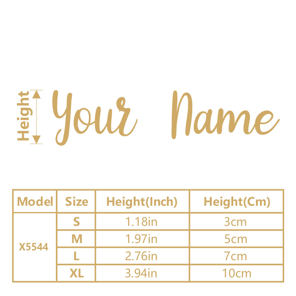 1PC Customizable Name Removabl - Home Decor Sticker recension och pris