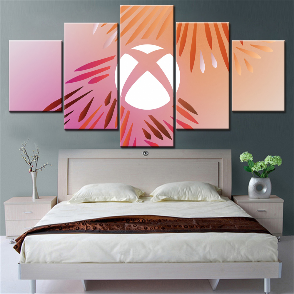 5 Pieces Canvas Wall Arts Post - Home Decor Xbox Games recension och pris