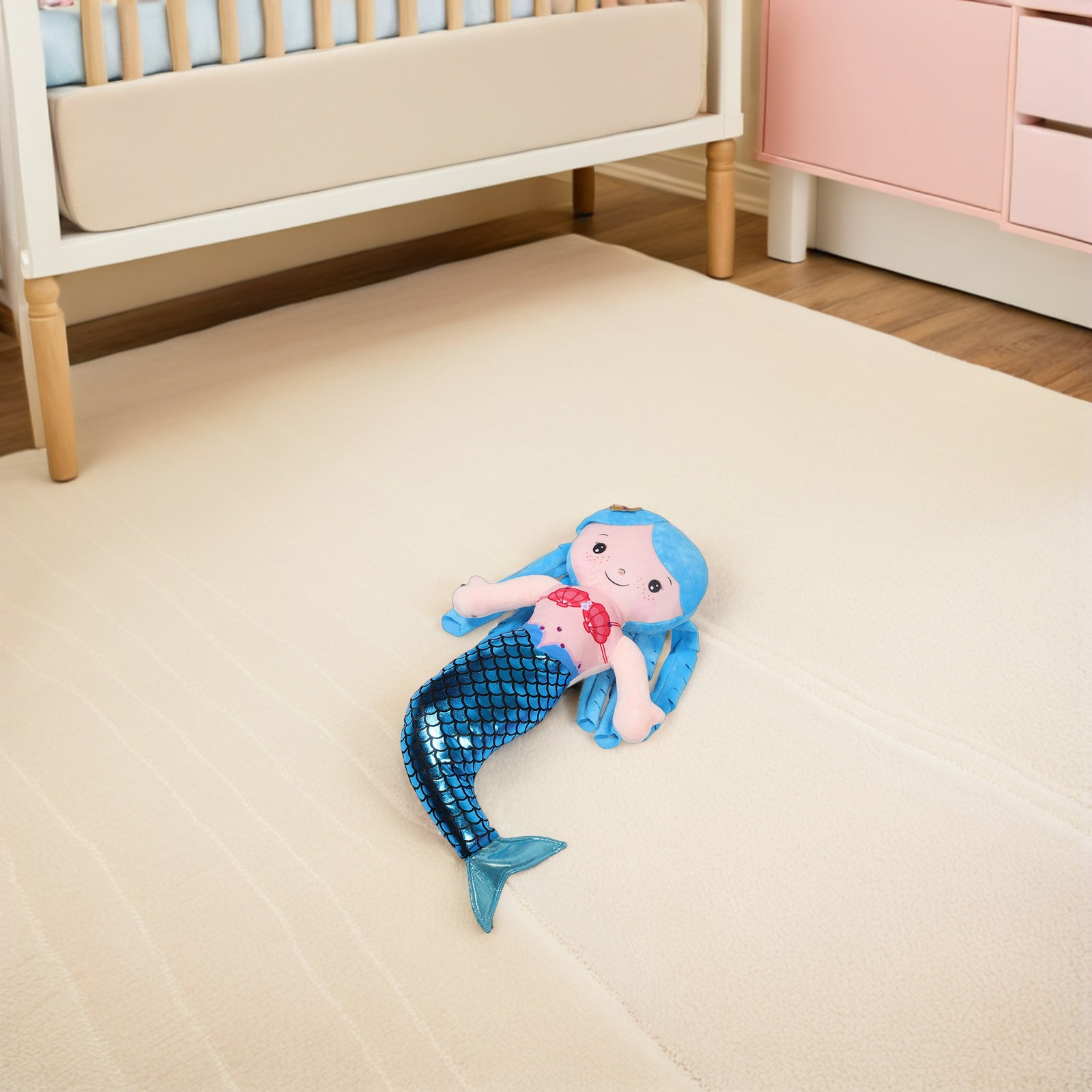 2Pcs Mermaid Pillow Soft Stuff - Decorative Throw Pillow recension och pris