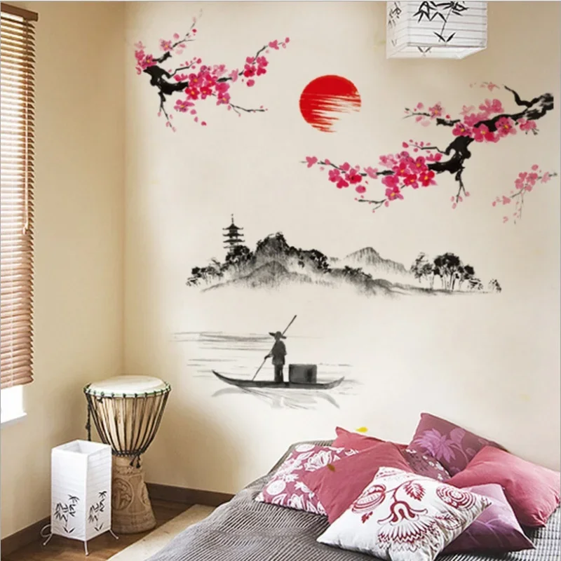 Chinese Style Sakura Japanese  - Home Decor Indonesia recension och pris