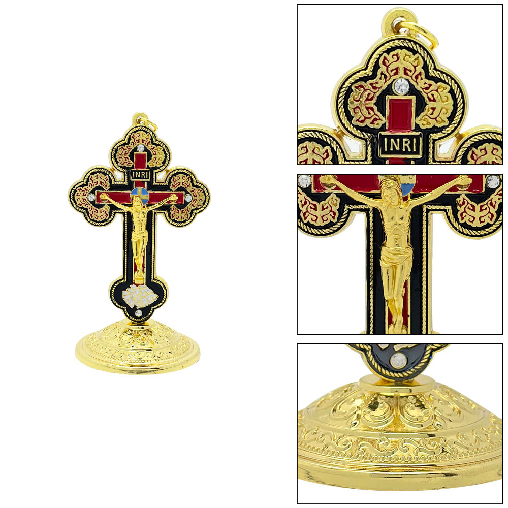 New2026 Catholic Standing Cruc - Home Decor Happy recension och pris