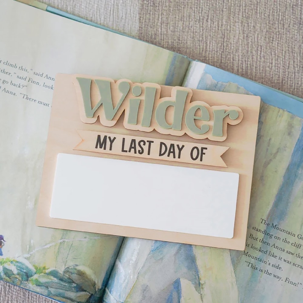 1Pc Custom First and Last Day  - Home Decor Happy recension och pris