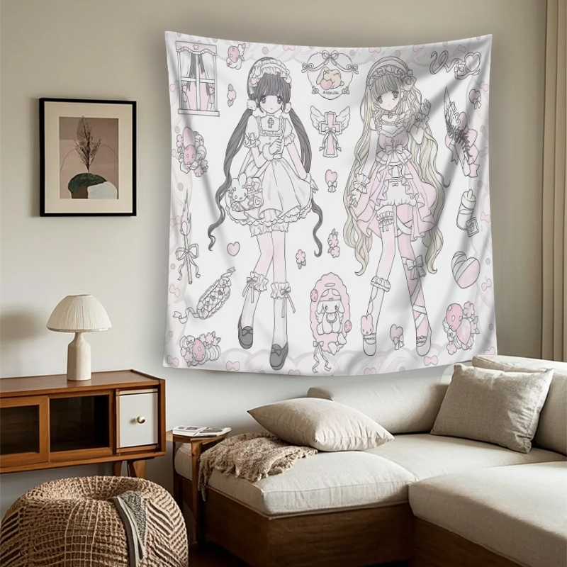 1PC Digital Print Tapestry Wal - Aesthetic Tapestry recension och pris