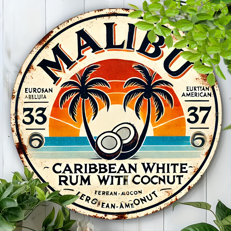 Vintage Malibu Rum Coconut Alu - Home Decor Trends recension och pris