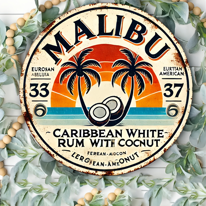 Vintage Malibu Rum Coconut Alu - Home Decor Trends recension och pris