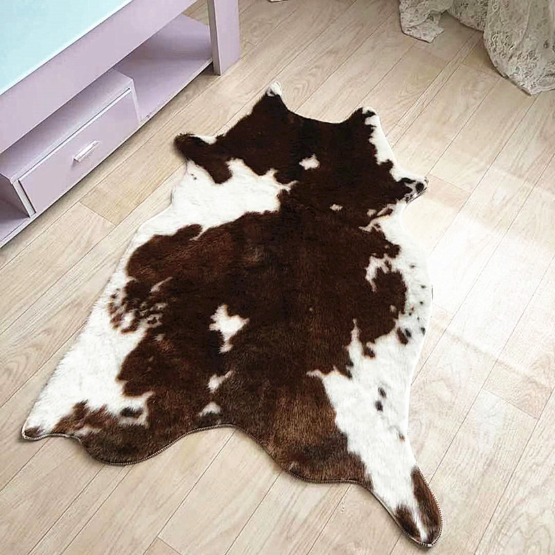 Tiger Printed Rug Cow Leopard  - Cowhide Rug Faux recension och pris