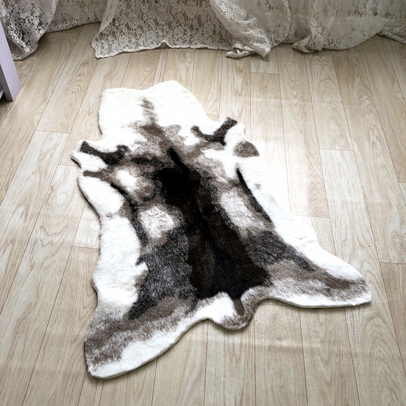 Tiger Printed Rug Cow Leopard  - Cowhide Rug Faux recension och pris