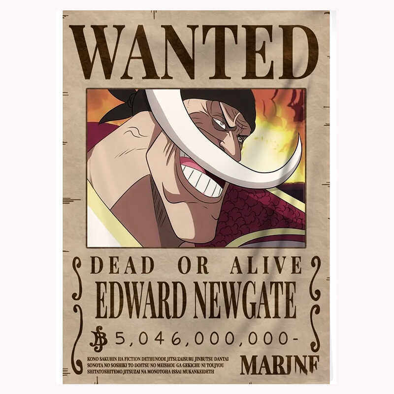 One Piece Manga Tapestry Wante - Aesthetic Tapestry recension och pris